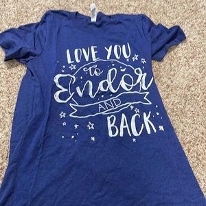 Star Wars “love you to endor and back” women’s shirt